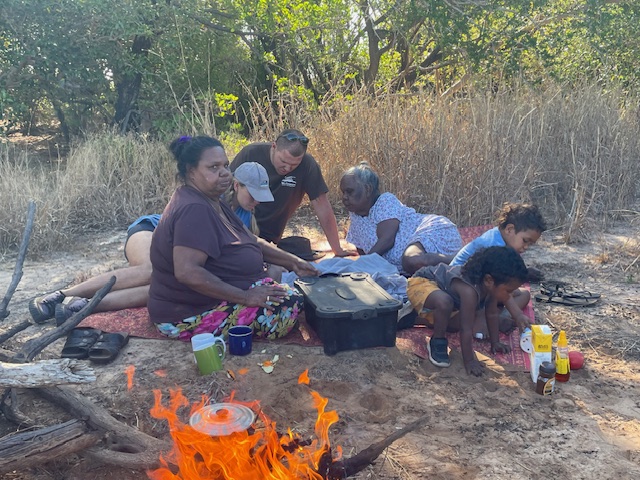 Preparing damper and fish